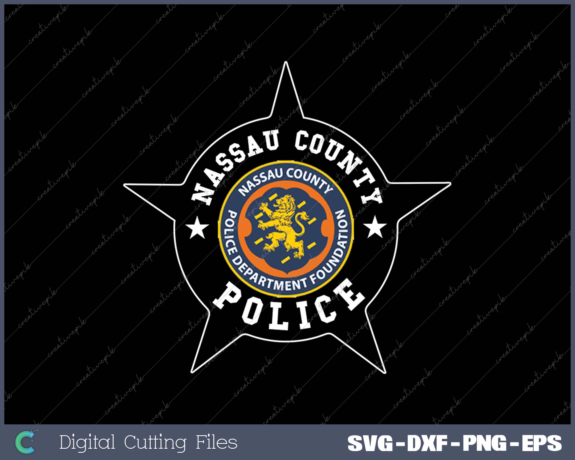 Nassau County Police - NCPD SVG PNG Cutting Printable Files